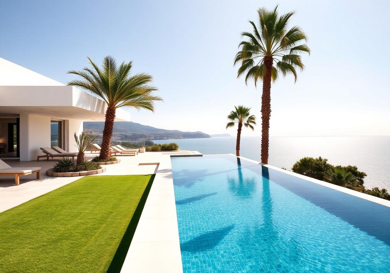 Villa con vistas al mar